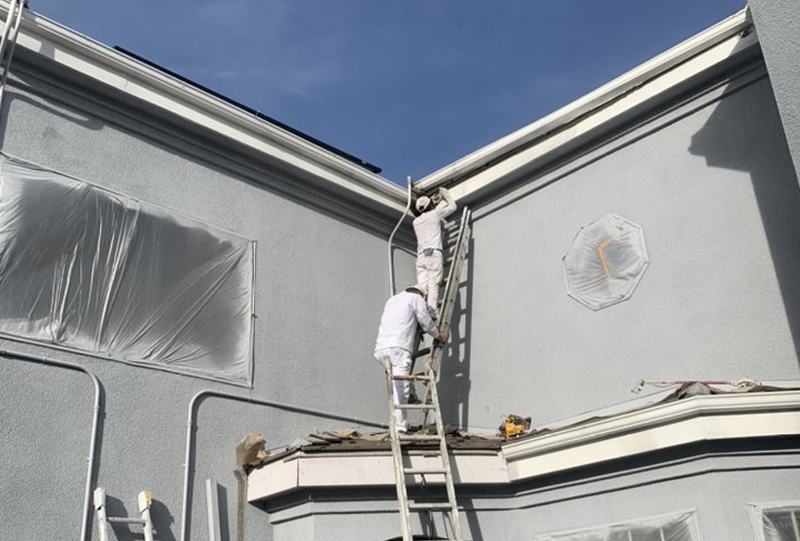 Commercial building paintings